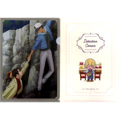 Heiji Hattori & Kazuha Toyama - And Then There Were No Mermaids L Prize A4 Clear File Set of 2 Sega Lucky Kuji Detective Conan Memorial Cut [USED]