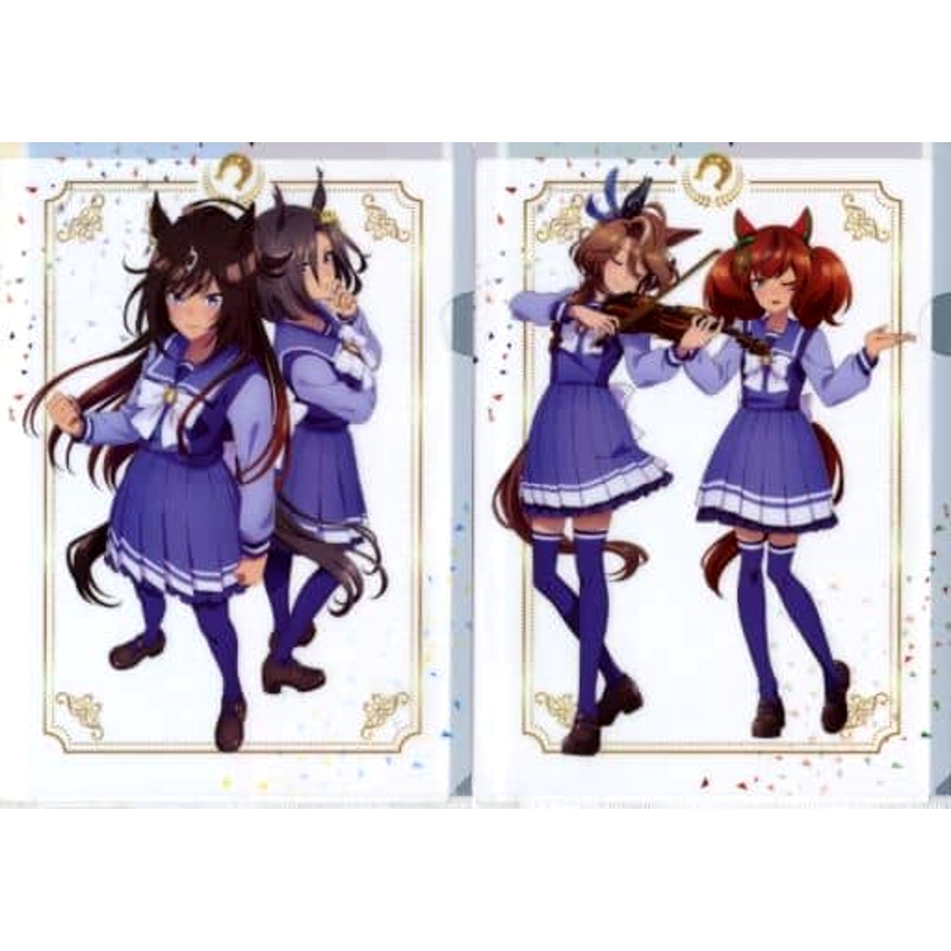 Uma Musume: Pretty Derby Season 3 Uniform Ichiban Kuji A4 File Folder Set Prize G [USED]