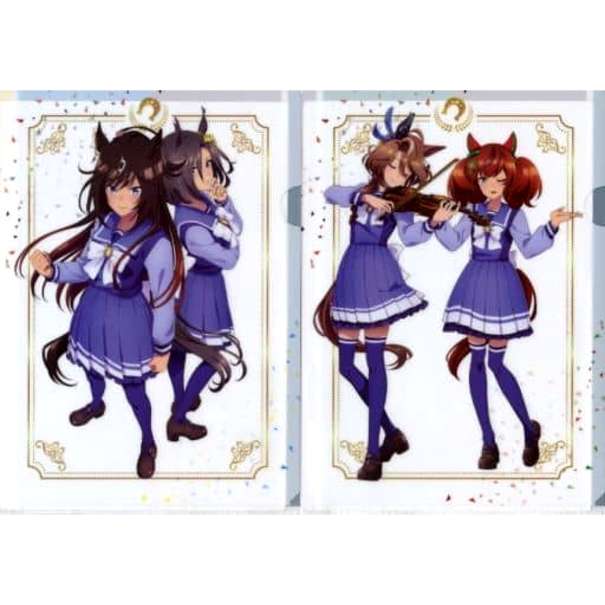 Uma Musume: Pretty Derby Season 3 Uniform Ichiban Kuji A4 File Folder Set Prize G [USED]