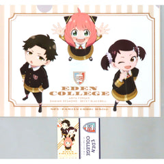 Anya and Damian and Becky A4 Clear File and Sticker Set Ichiban Kuji Movie SPY x FAMILY CODE White Prize H [USED]