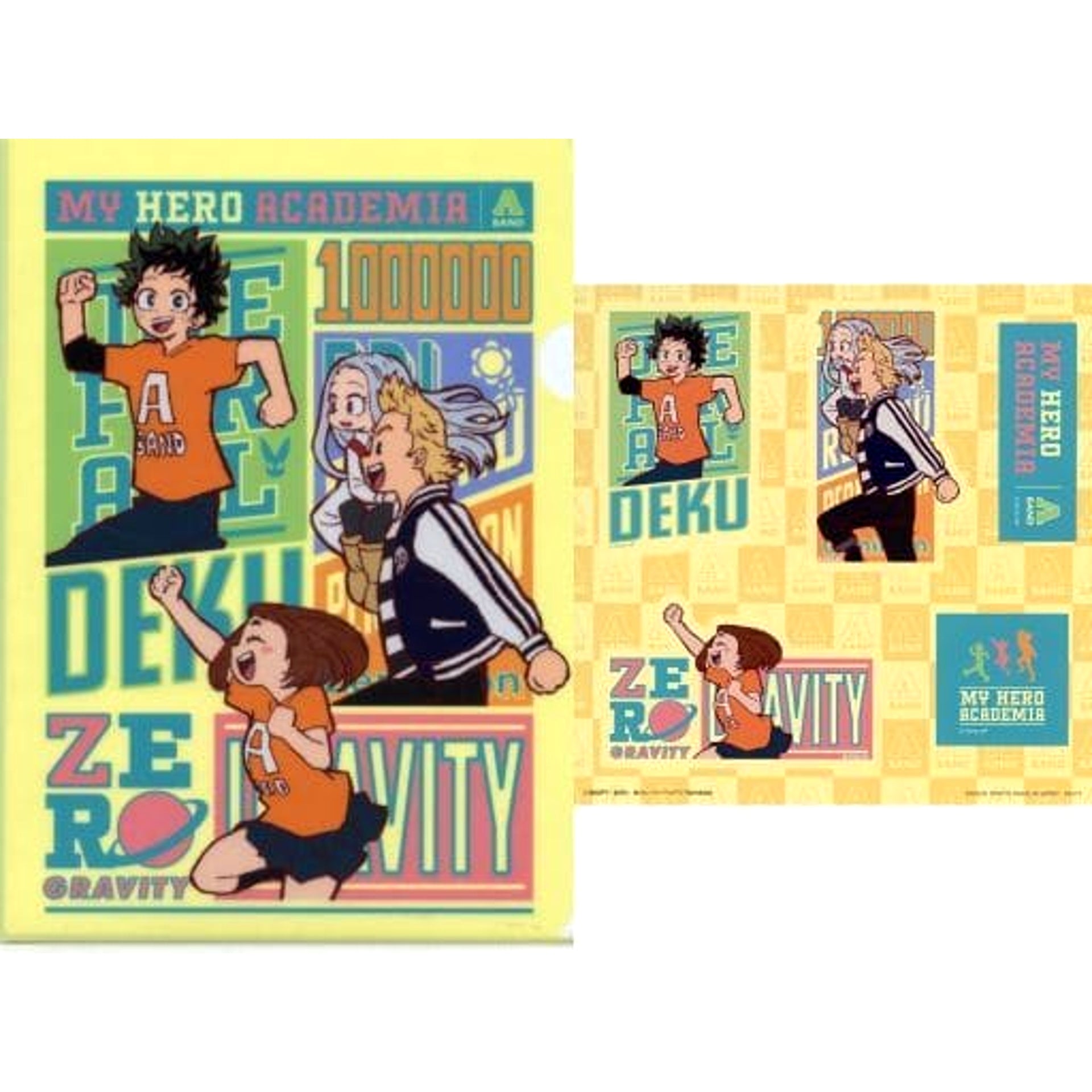 My Hero Academia Izuku Midoriya & Others Ichiban Kuji Tarenagase! Bunkasai! A4 Clear File & Sticker Prize I [USED]