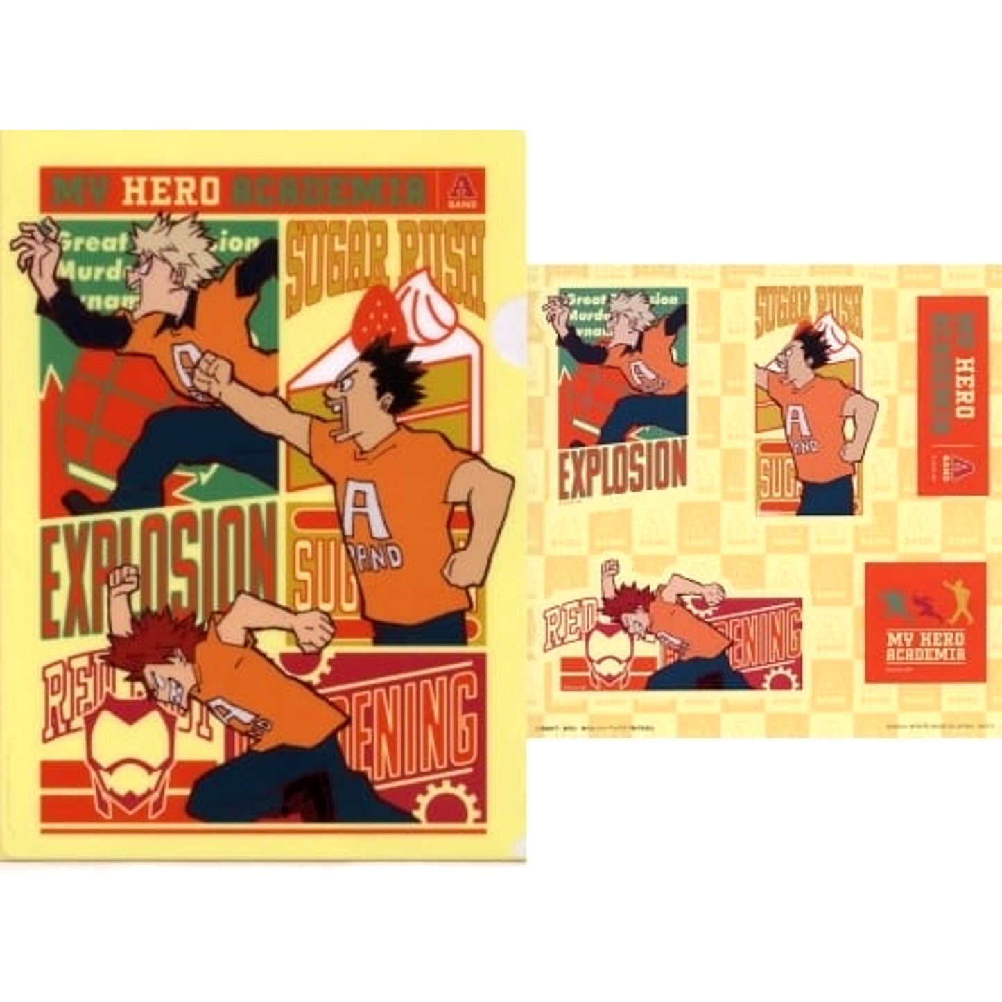My Hero Academia Bakugo & Others Ichiban Kuji Tarenagase! Bunkasai! A4 Clear File & Sticker Prize I [USED]