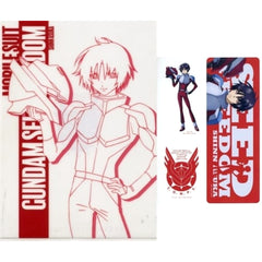 Mobile Suit Gundam SEED Freedom Shin Asuka Ichiban Kuji A4 Clear File & Sticker Set Prize G [USED]