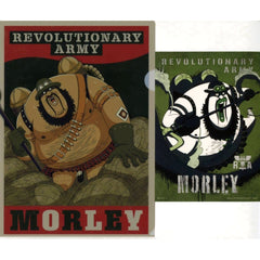 One Piece Morley Ichiban Kuji Flame of Revolution A4 Clear File & Sticker Set Prize F [USED]