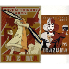 One Piece Inazuma Ichiban Kuji Flame of Revolution A4 Clear File & Sticker Set Prize F [USED]