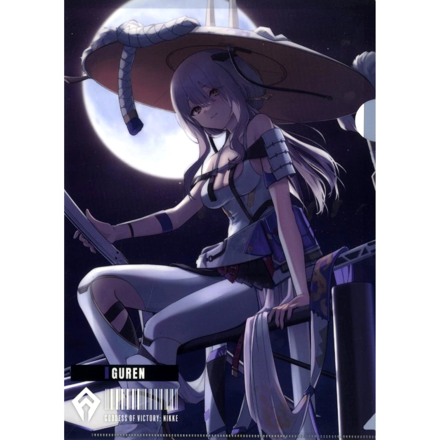 Scarlet Up Goddess of Victory: Nikke 1st Anniversary Area Defense Line POP UP Event Kyoto Area Limited A4 Clear File [USED]