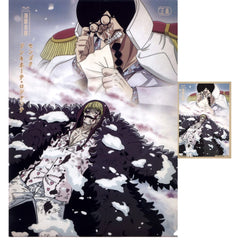 One Piece Donquixote Rosinante Sengoku Ichiban Kuji Absolute Justice A4 Clear File & Sticker Prize G [USED]