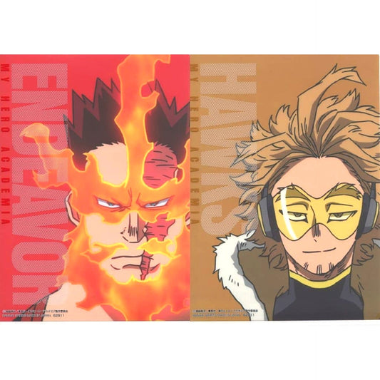 My Hero Academia Endevor Hawks Ichiban Kuji Futari no Akogare A4 File Folder Set Prize G [USED]