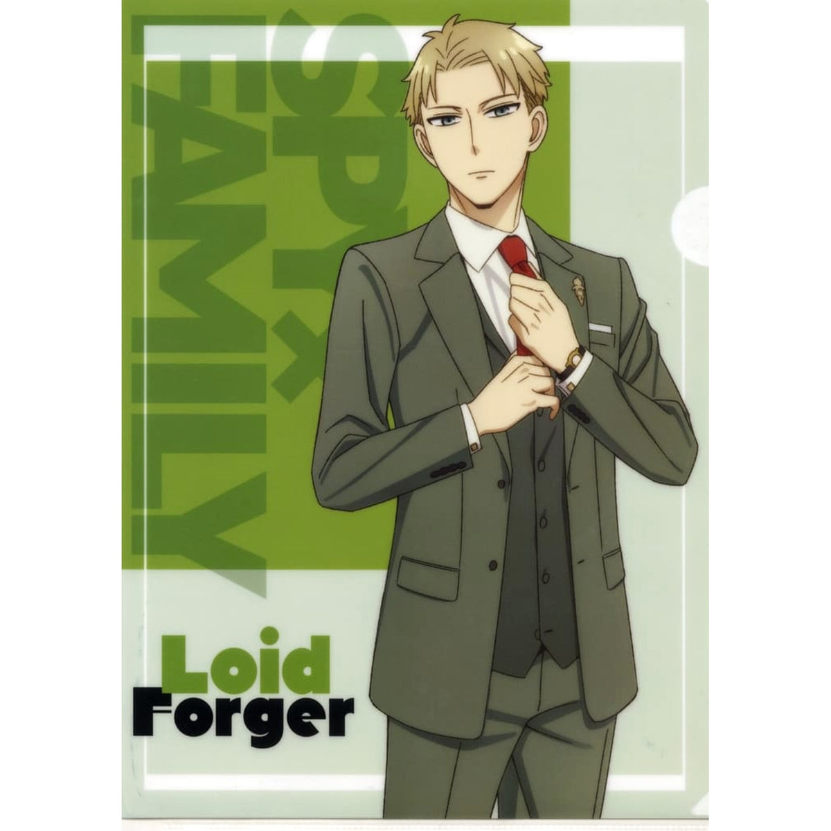 SPY x FAMILY Loid Forger Ichiban Kuji Take Me With You! A4 Clear File & Postcard Set Prize F [USED]