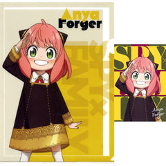 SPY x FAMILY Anya Forger Ichiban Kuji Take Me With You! A4 Clear File & Postcard Set Prize F [USED]