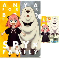 Anya and Bond A4 Clear File and Postcard Set Ichiban Kuji SPY x FAMILY Take me with you Prize F [USED]