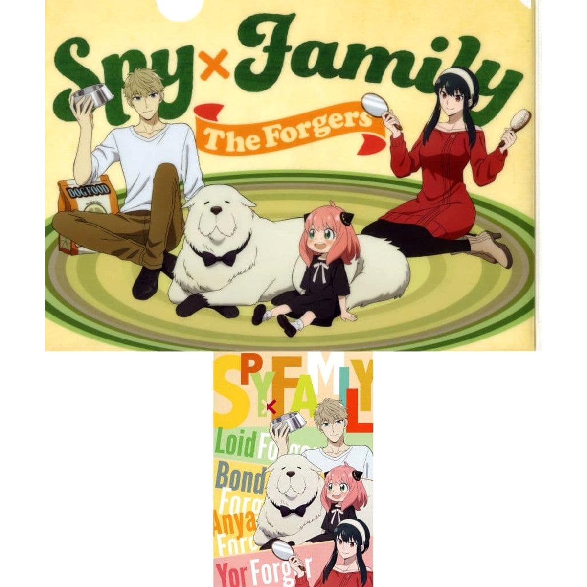 SPY x FAMILY Forger Family Ichiban Kuji Take Me With You! A4 Clear File & Postcard Set Prize F [USED]