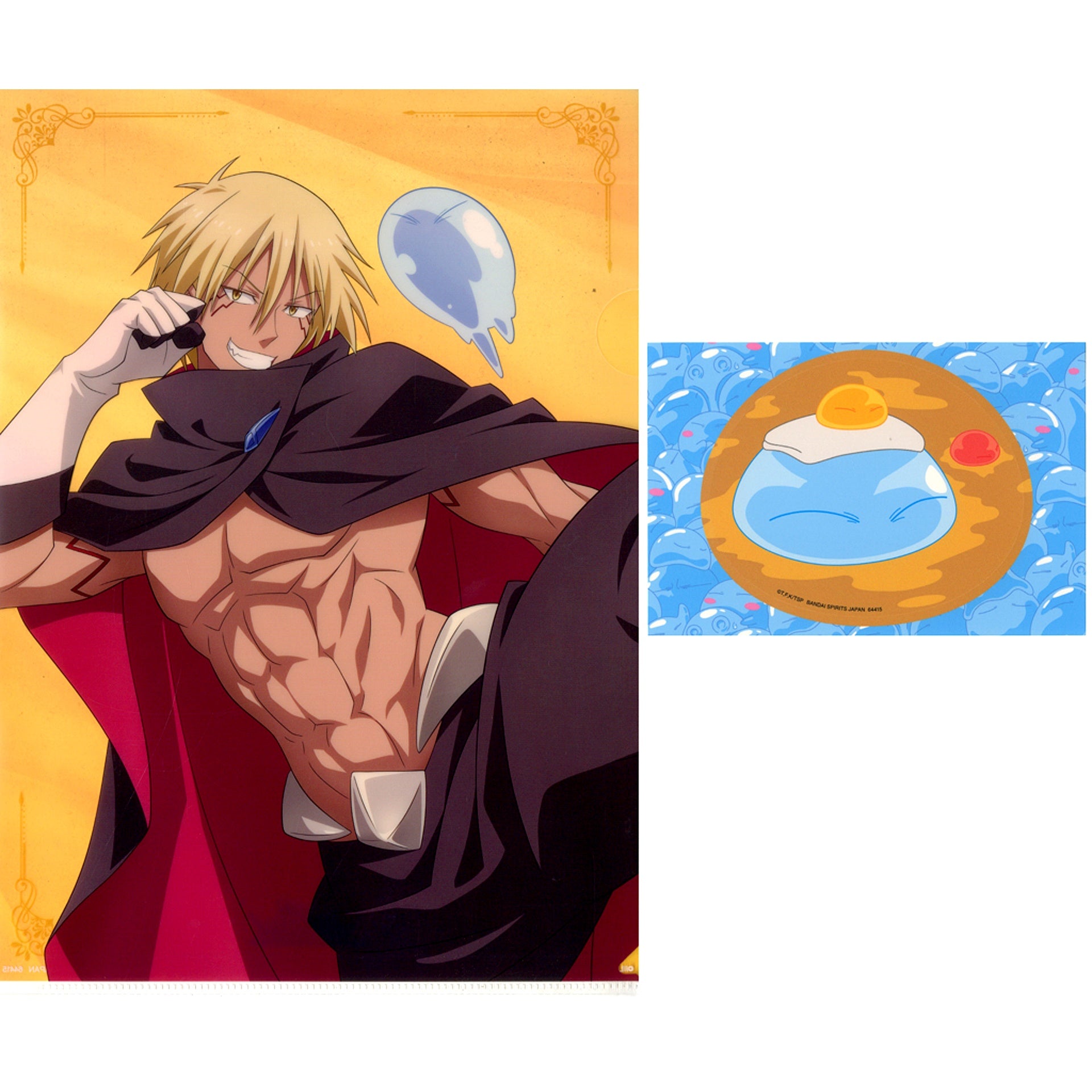 Veldora A4 Clear File and Sticker Set H Prize Ichiban Kuji That Time I Got Reincarnated as a Slime Shinsei Rimuru Tempest [USED]