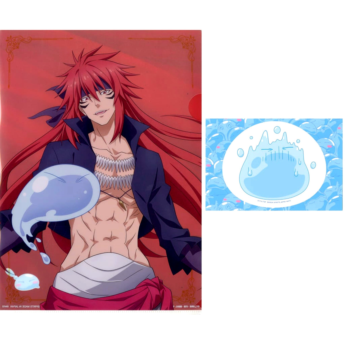 That Time I Got Reincarnated as a Slime Gui Ichiban Kuji Rising Star Rimuru Tempest A4 Clear File & Sticker Set Prize H [USED]