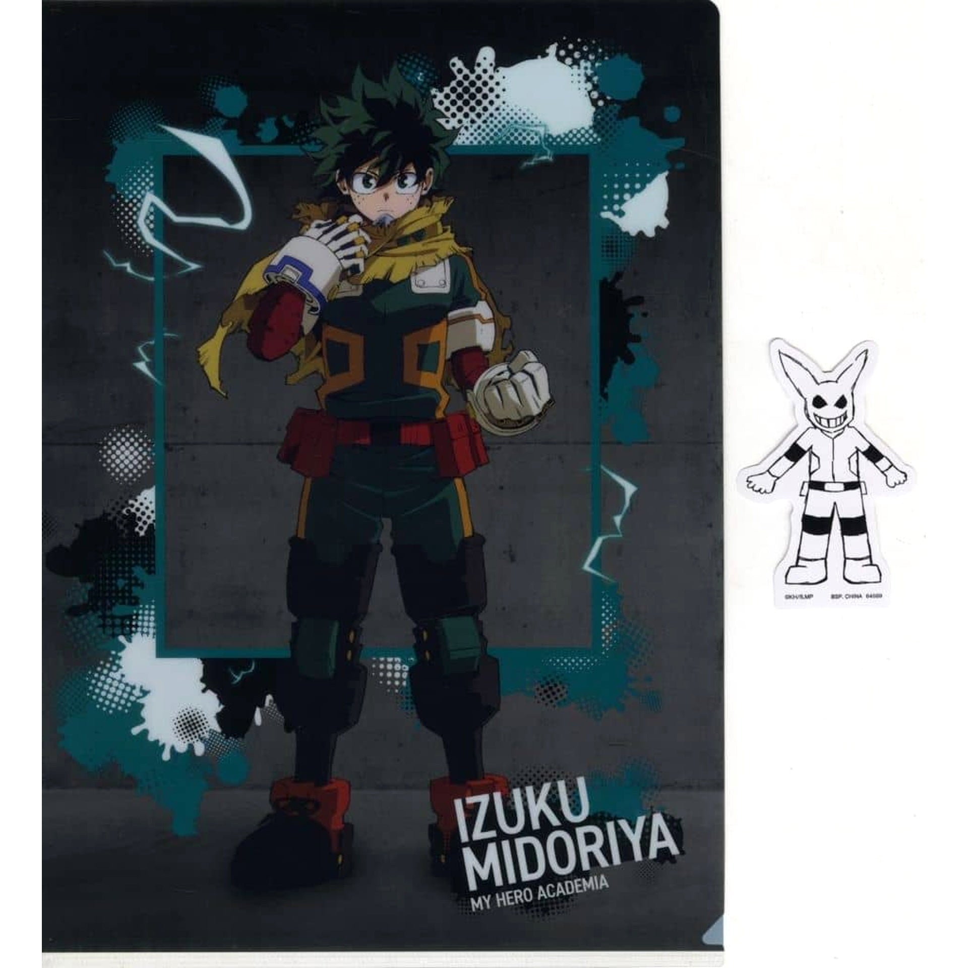 My Hero Academia Izuku Midoriya Ichiban Kuji Flow of Years A4 Clear File & Sticker Prize H [USED]
