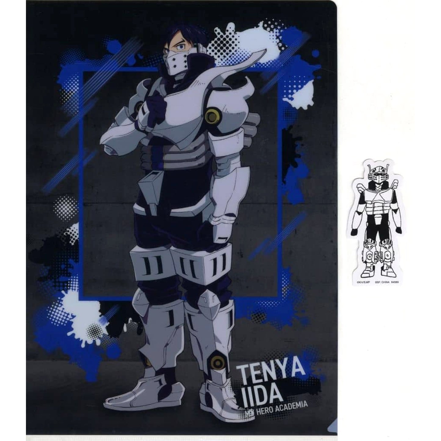 My Hero Academia Tenya Iida Ichiban Kuji Flow of Years A4 Clear File & Sticker Prize H [USED]