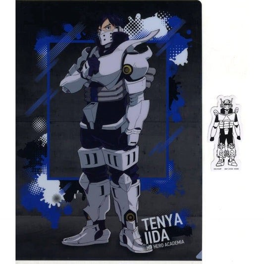 My Hero Academia Tenya Iida Ichiban Kuji Flow of Years A4 Clear File & Sticker Prize H [USED]