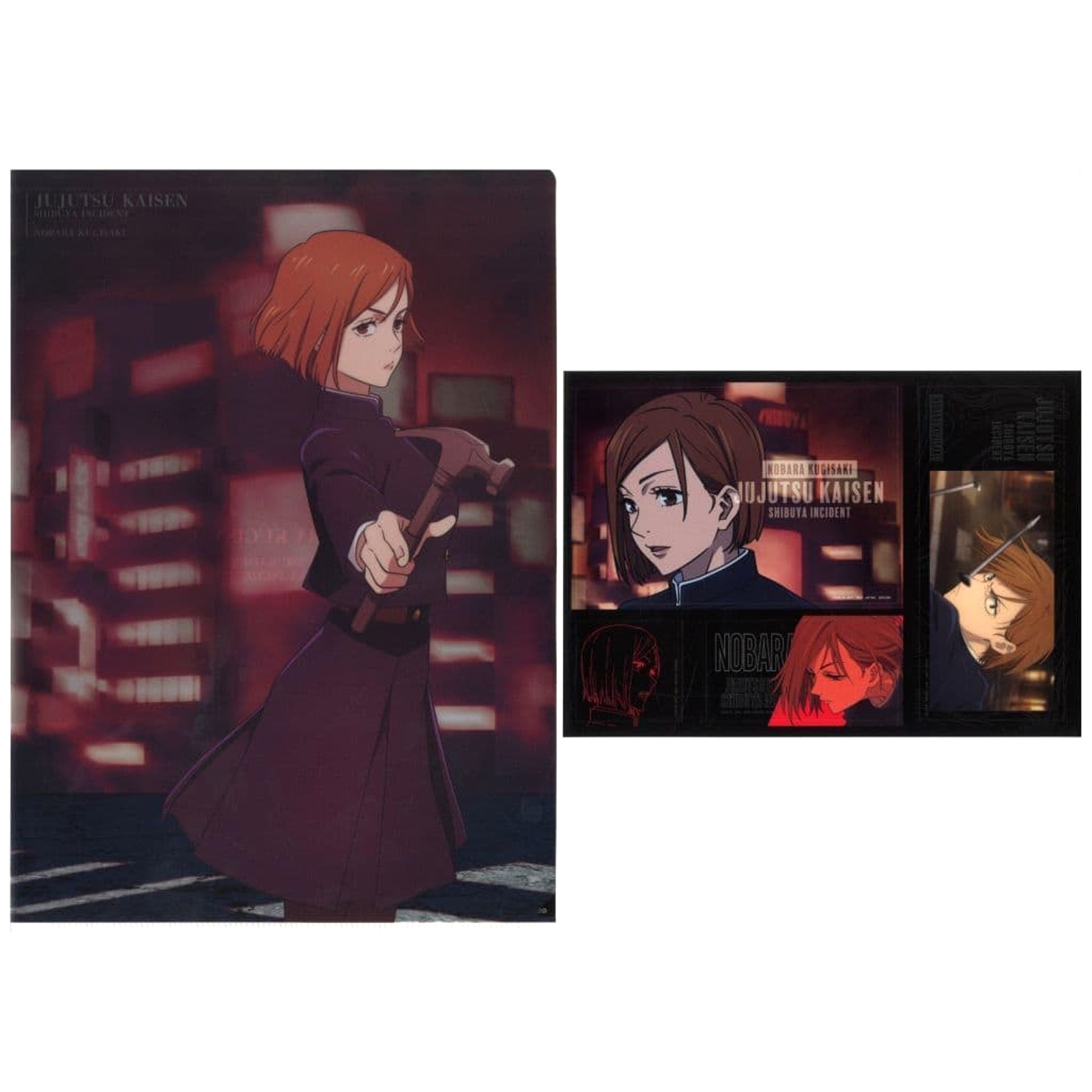 Jujutsu Kaisen: Shibuya Incident Nobara Kugisaki Ichiban Kuji 3 A4 Clear File & Sticker Set Prize D [USED]