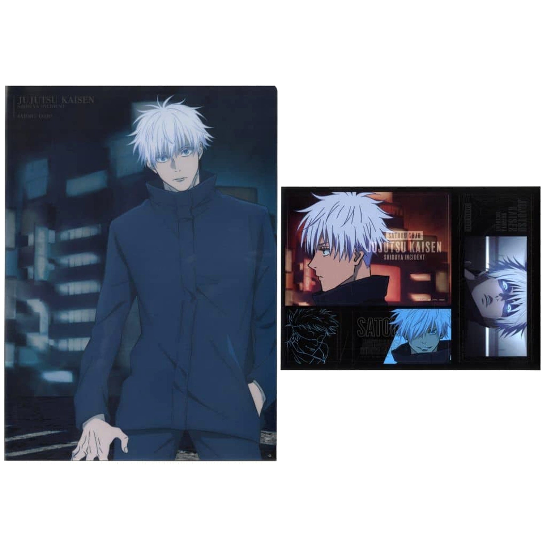 Jujutsu Kaisen: Shibuya Incident Satoru Gojo Ichiban Kuji 3 A4 Clear File & Sticker Set Prize D [USED]