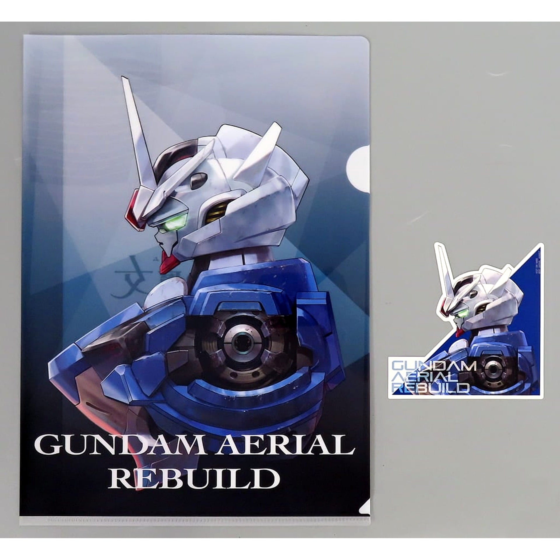 Mobile Suit Gundam: The Witch from Mercury Gundam Aerial Refined Type Ichiban Kuji Vol.3 My Fullest Blessing to You A4 Clear File & Sticker Prize F [USED]
