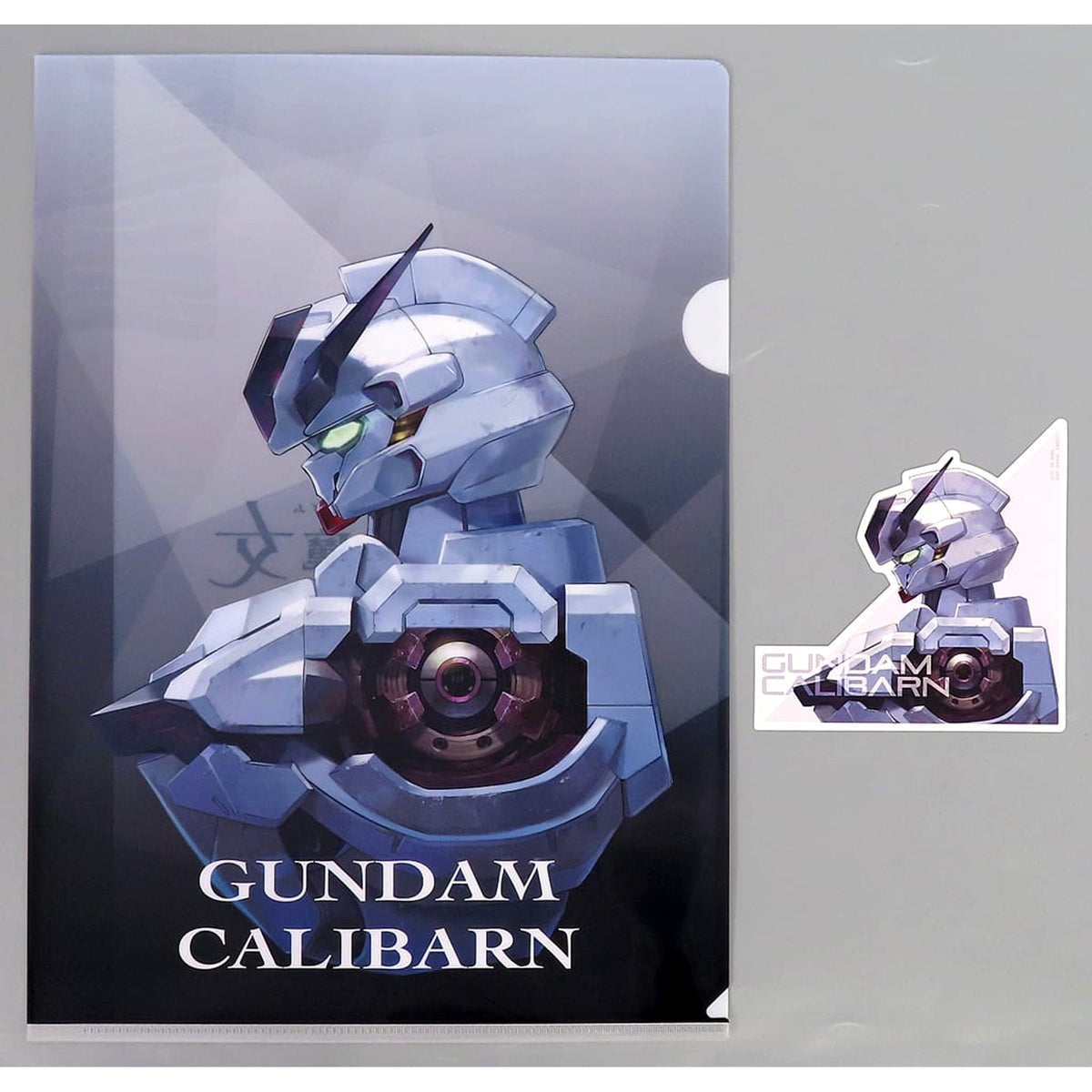 Mobile Suit Gundam: The Witch from Mercury Gundam Calibarn Ichiban Kuji Vol.3 My Fullest Blessing to You A4 Clear File & Sticker Prize F [USED]