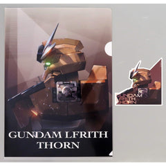 Mobile Suit Gundam: The Witch from Mercury Gundam Lfrith Thorn Ichiban Kuji Vol.3 My Fullest Blessing to You A4 Clear File & Sticker Prize F [USED]