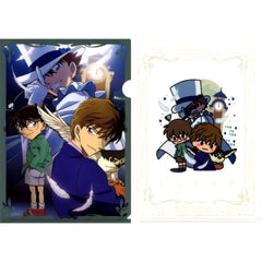 Group - The Gathering of the Detectives Shinichi Kudo vs Kaitou Kid K Prize A4 Clear File Set of 2 Sega Lucky Kuji Detective Conan Memorial Cut FILE.2 [USED]