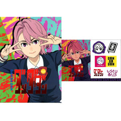 Dandadan Isla Ichiban Kuji Occultic Battle, Begin! A4 Clear File & Sticker Set Prize E [USED]