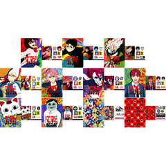 Momo & Others Dandadan All 11 Types Set Ichiban Kuji Occultic Battle, Begin! A4 Clear File & Sticker Set Prize E [USED]