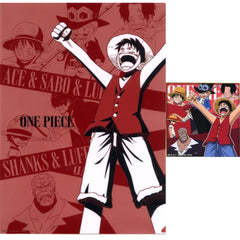 One Piece Monkey D. Luffy & Others Ichiban Kuji Road to Dawn: Adventure's Journey A4 Clear File & Sticker Prize H [USED]