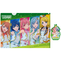 MORE MORE JUMP! Prize D Project Sekai Movie A Miku Who Cant Sing and a Broken Sekai A4 Clear File & Sticker Set Sega Lucky Kuji [USED]