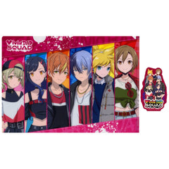 Vivid BAD SQUAD Prize D Project Sekai Movie A Miku Who Cant Sing and a Broken Sekai A4 Clear File & Sticker Set Sega Lucky Kuji [USED]