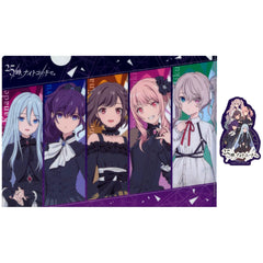Nightcord at 25:00 Prize D Project Sekai Movie A Miku Who Cant Sing and a Broken Sekai A4 Clear File & Sticker Set Sega Lucky Kuji [USED]