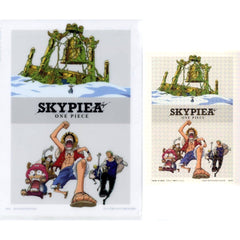 One Piece Skypiea Arc Ichiban Kuji The Greatest Battle: To the Grand Line A4 Clear File & Sticker Set Selectable Assortment Prize I [USED]
