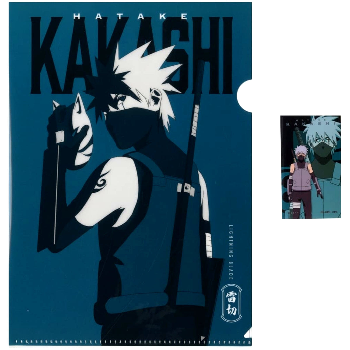 Kakashi Hatake Anbu Naruto: Shippuden Ichiban Kuji Crimson Eyes that Reflect the Heart A4 Clear File & Sticker Prize H [USED]