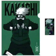 Kakashi Hatake Naruto: Shippuden Ichiban Kuji Crimson Eyes that Reflect the Heart A4 Clear File & Sticker Prize H [USED]