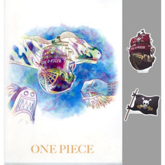 One Piece Oro Jackson Ichiban Kuji Roger Pirates Legendary Pirate A4 Clear File & Sticker Set Prize I [USED]