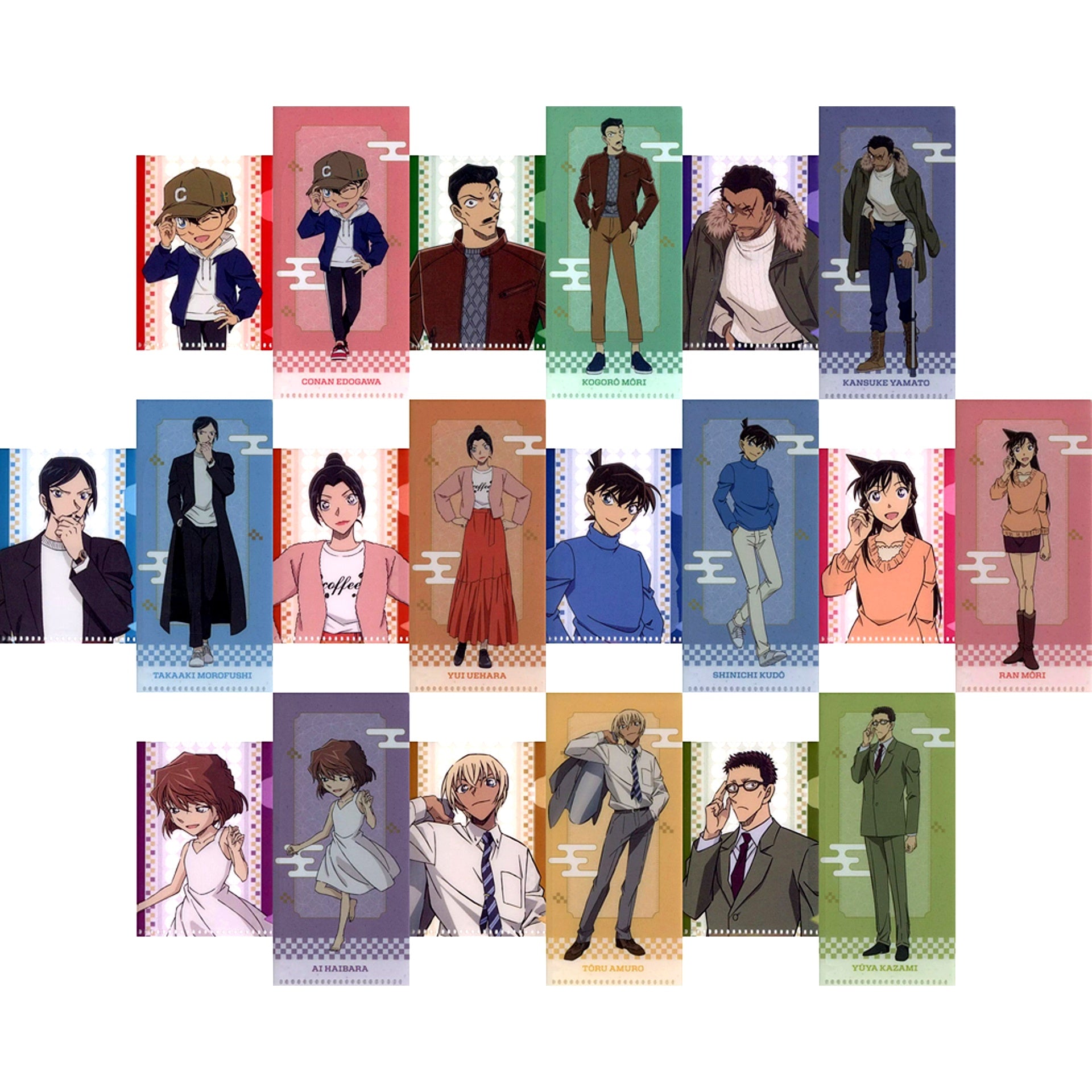 Set of 10 Detective Conan Mini File Collection Vol. 5 [USED]