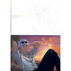 Satoru Gojo Time of Twilight F Prize Jujutsu Kaisen Time of Bright Daylight and Time of Twilight A4 Clear File Set Sega Lucky Kuji [USED]