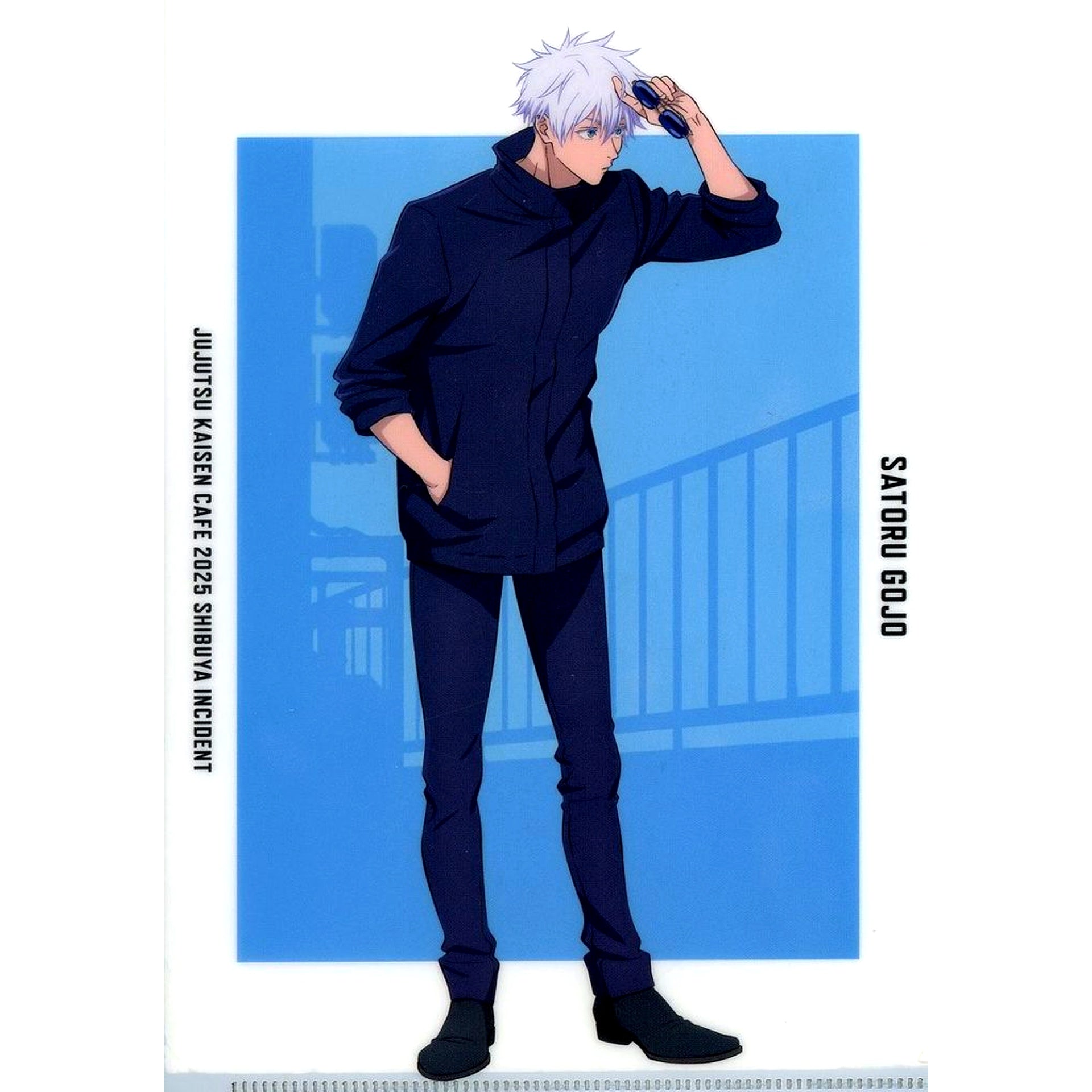 Satoru Gojo A5 Clear File Bonus Item for Jujutsu Kaisen Cafe 2025 Shibuya Incident Advance Reservation Ltd Cafe User Bonus [USED]