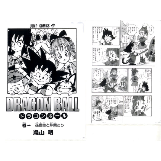 G Prize Vol.1 Comics Clear File Set Vol.1-21 Ichiban Kuji Dragon Ball 40th Part 1 [USED]