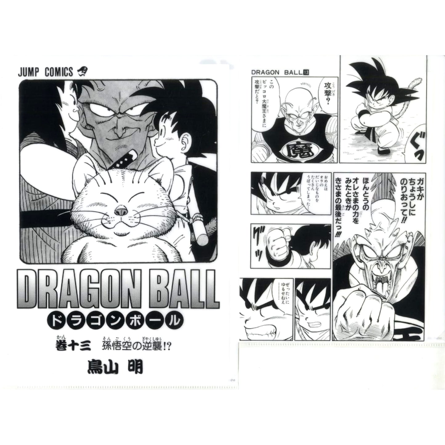 Vol. 13 Comics Clear File Set Vol. 1 to Vol. 21 Ichiban Kuji Dragon Ball 40th Part 1 Prize G [USED]