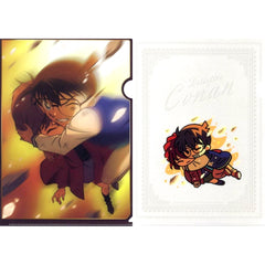 The Mysterious Passenger K Prize Detective Conan Memorial Cut FILE.3 Clear File Set Sega Lucky Kuji [USED]