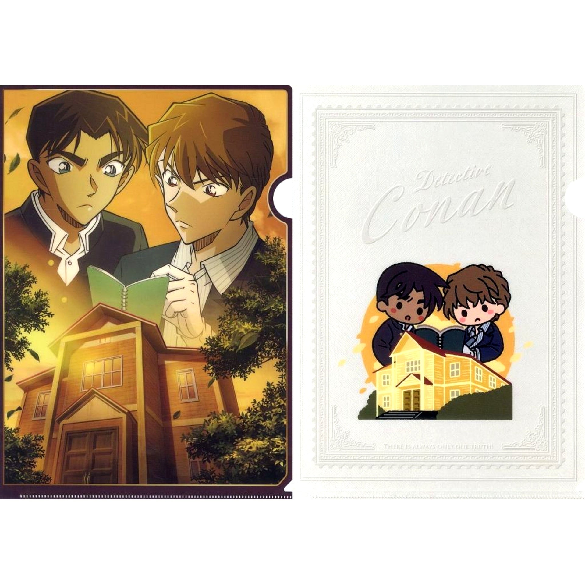 3 Days with Heiji Hattori K Prize Detective Conan Memorial Cut FILE.3 Clear File Set Sega Lucky Kuji [USED]