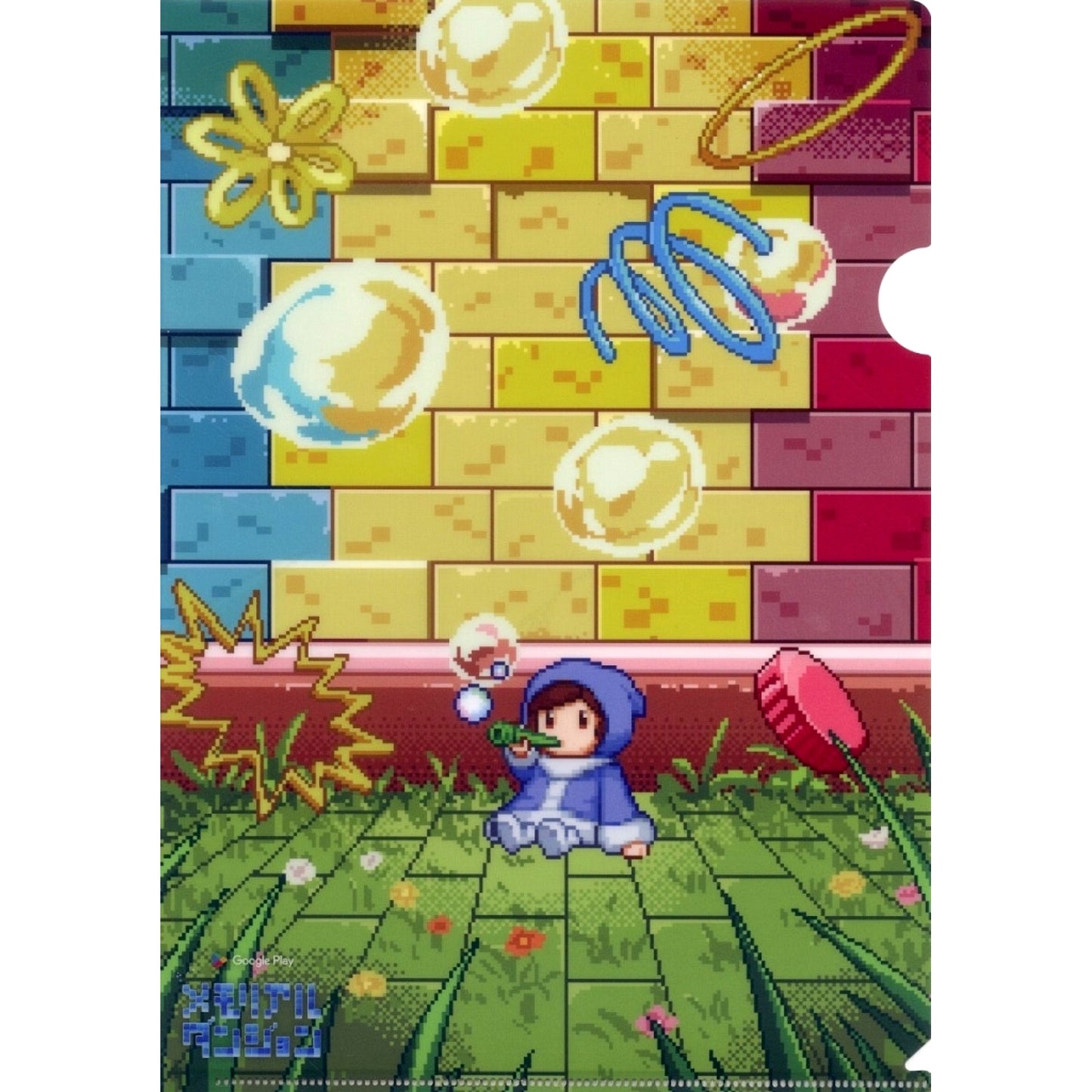 Soap Bubbles Pokemon Trading Card Game Pocket Google Play Memorial Dungeon Campaign Winning Prize A4 Clear File [USED]