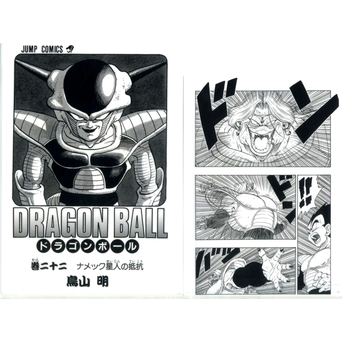 Vol. 22 Comics Clear File Set Vol. 22 to Vol. 42 Ichiban Kuji Dragon Ball 40th Part 2 Prize G [USED]