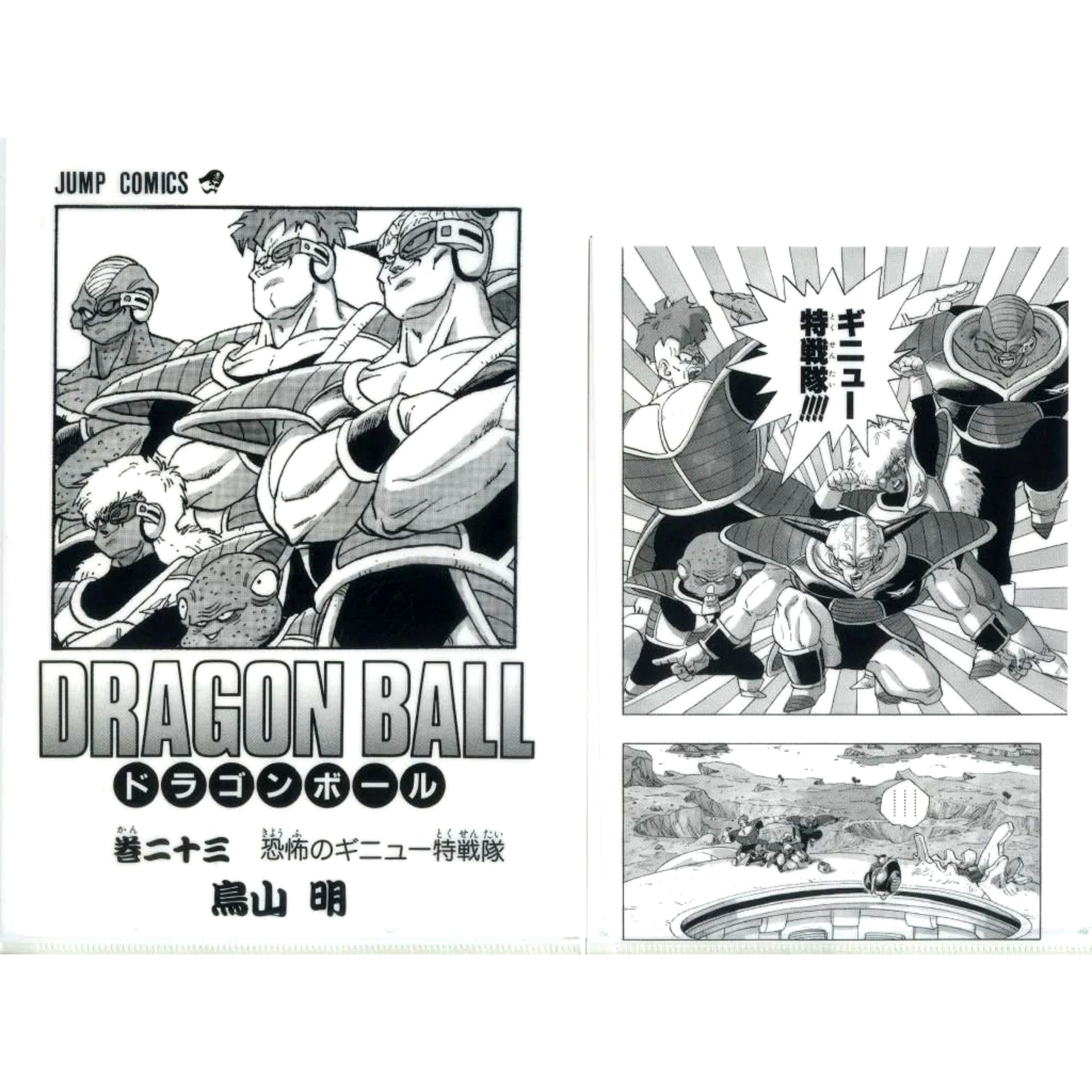 Vol. 23 G Prize Comics Clear File Set Vol. 22 to 42 Ichiban Kuji Dragon Ball 40th Sono Ni [USED]
