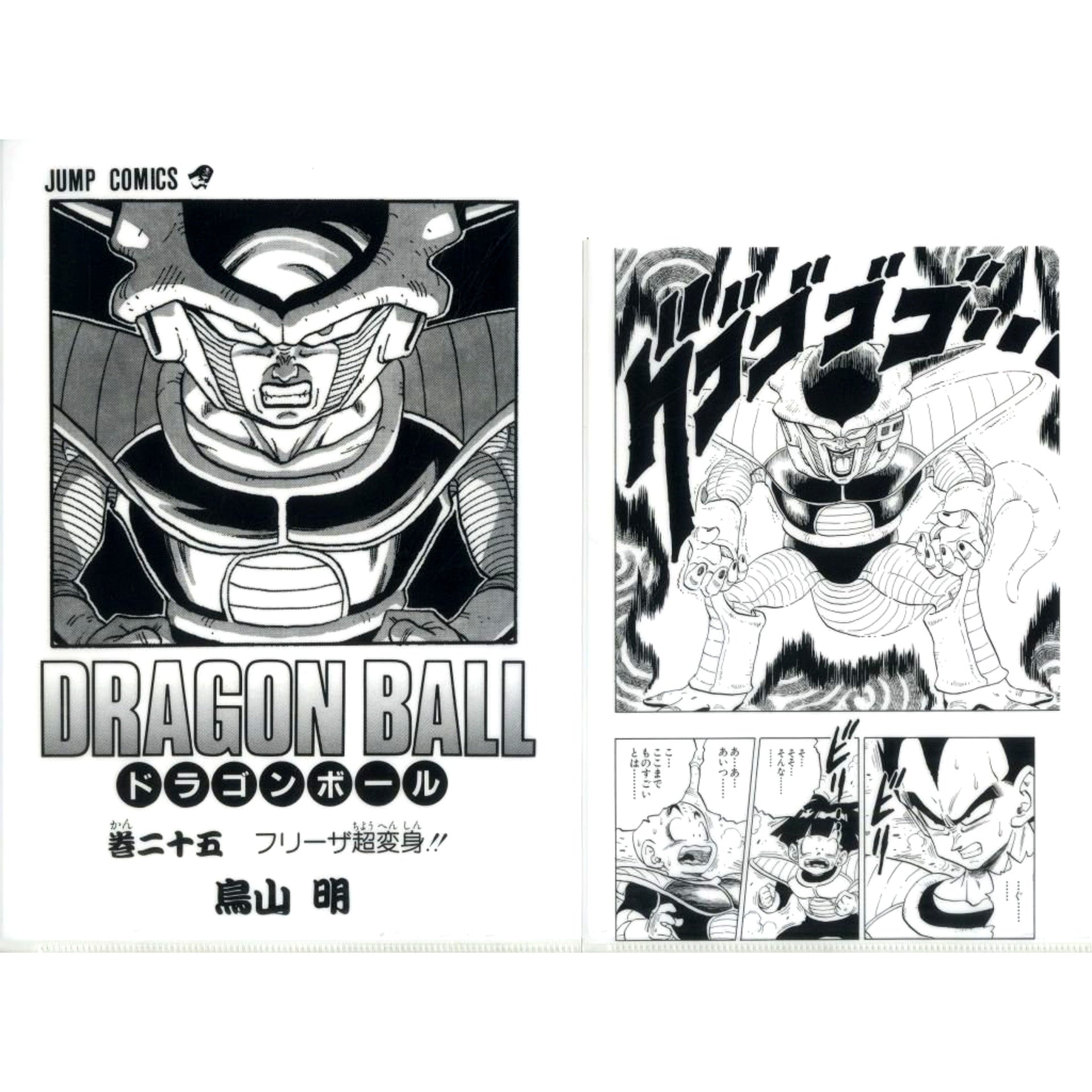 Vol. 25 G Prize Comics Clear File Set Vol. 22 to 42 Ichiban Kuji Dragon Ball 40th Sono Ni [USED]