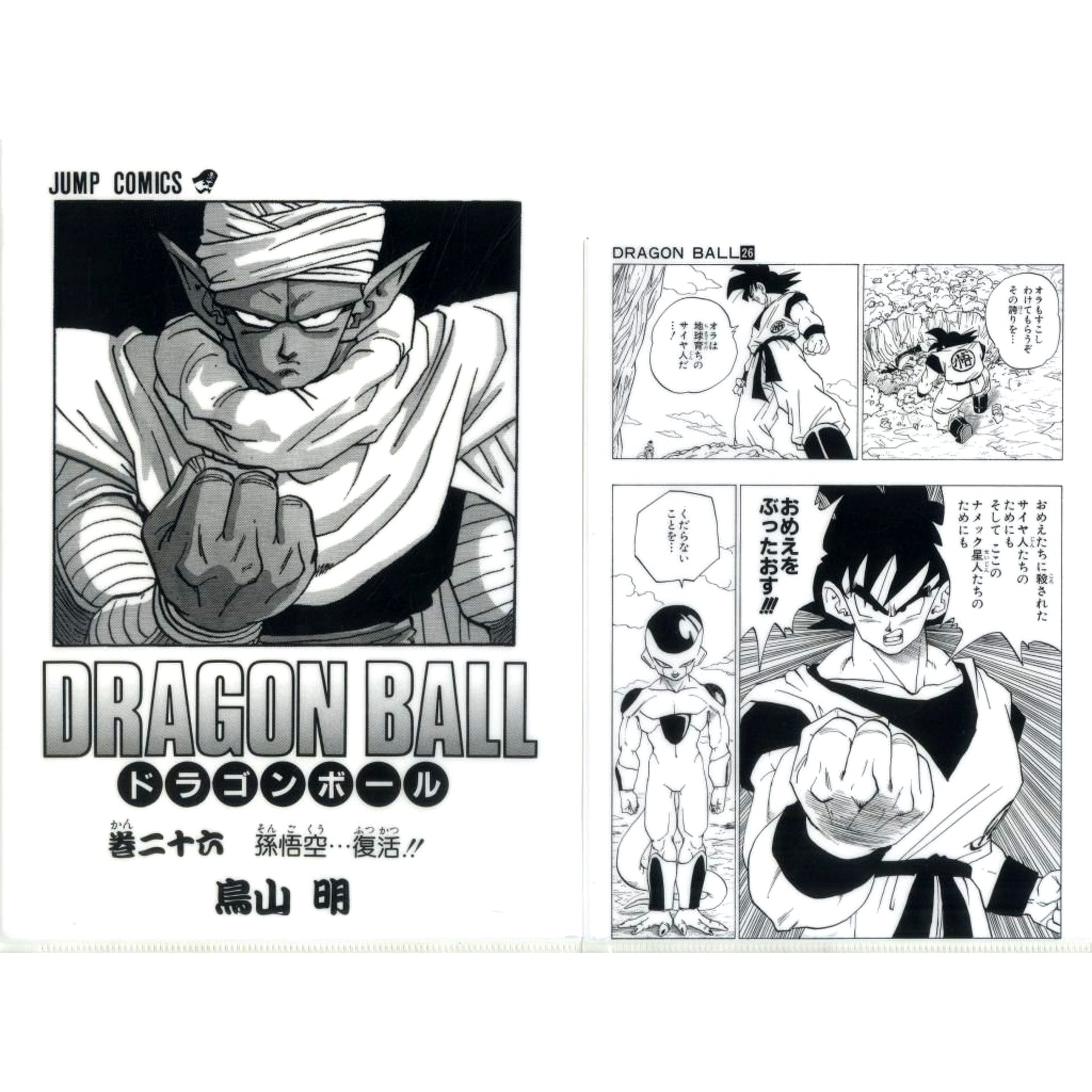Vol. 26 G Prize Comics Clear File Set Vol. 22 to 42 Ichiban Kuji Dragon Ball 40th Sono Ni [USED]