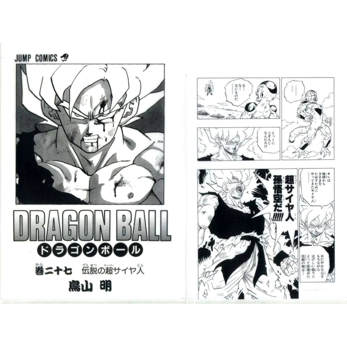 G Prize Vol.27 Comics Clear File Set Vol.22-42 Ichiban Kuji Dragon Ball 40th Part 2 [USED]
